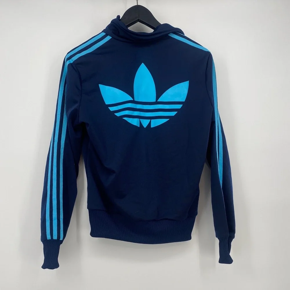 Adidas Track Suit Medium Navy Blue Excellent Originals Trefoil 3-Stripe Set
